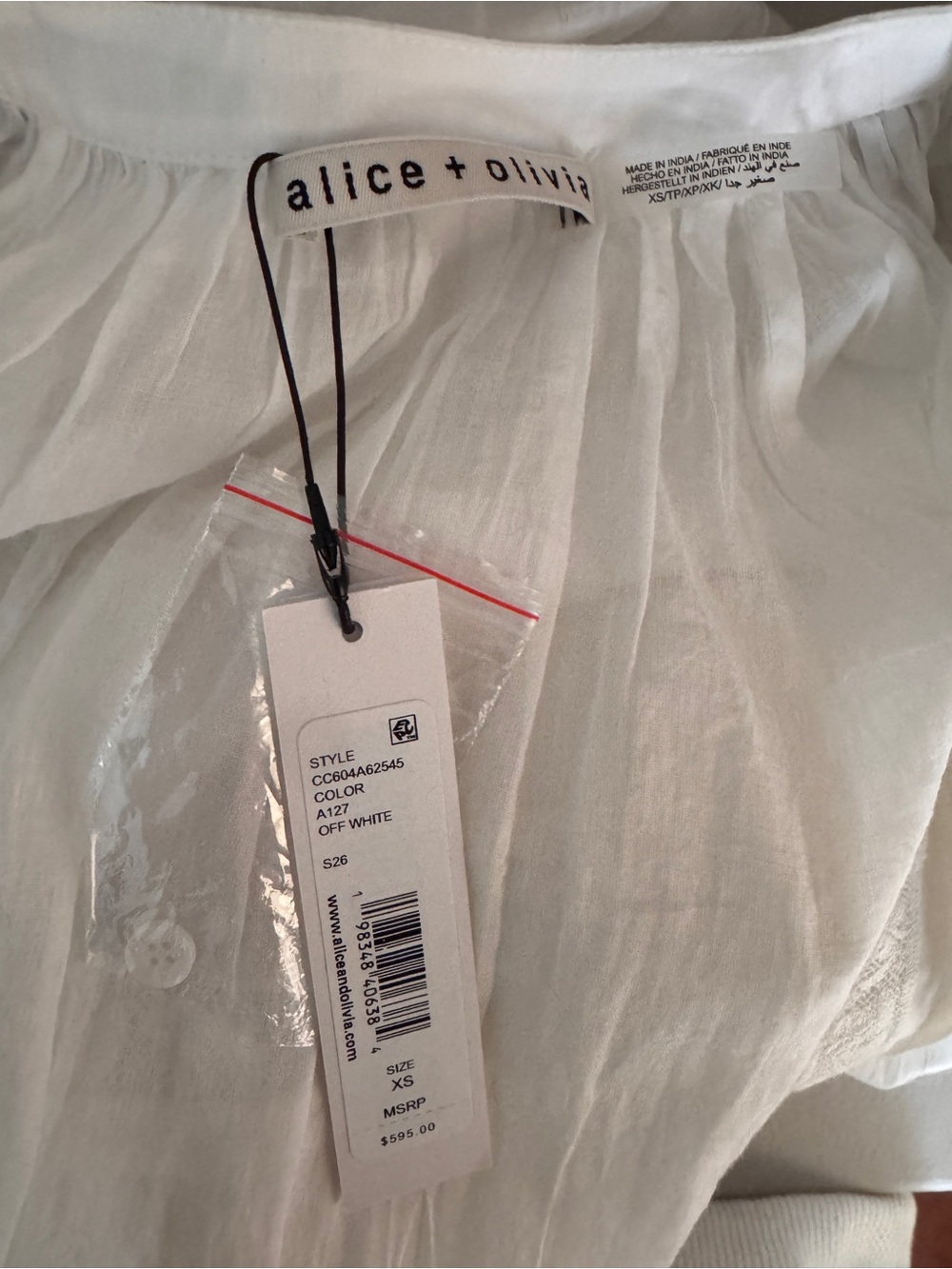Alice + Olivia KATHRYN MIDI SHIRT DRESS - Picture 5 of 5